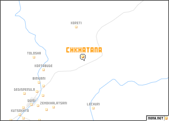 map of Chkhatana