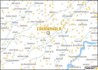 map of Chkhiānwāla