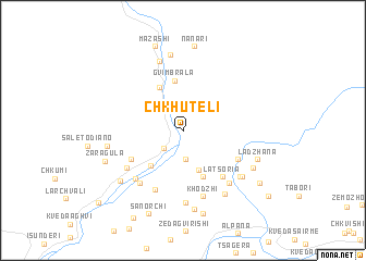 map of Chkhuteli