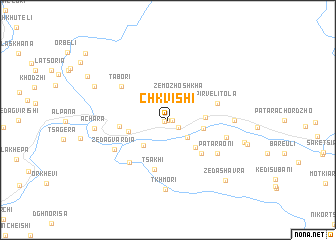 map of Chkvishi