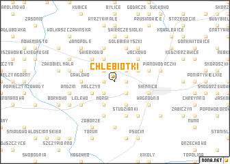 map of Chlebiotki