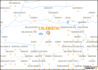 map of Chlebiotki