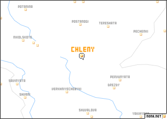 map of Chleny