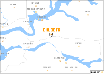 map of Chloeta
