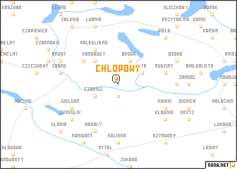 map of Chłopowy