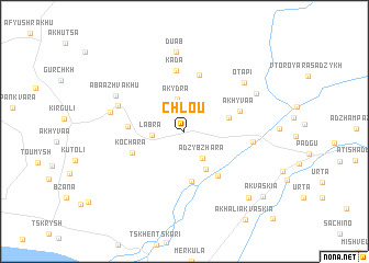 map of Chlou