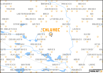 map of Chlumec