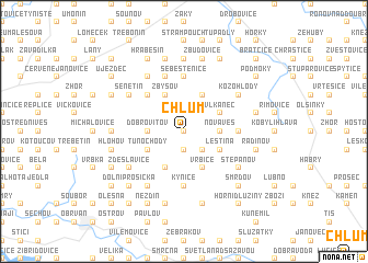 map of Chlum