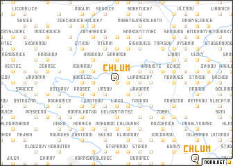 map of Chlum