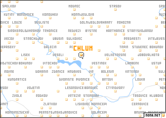 map of Chlum