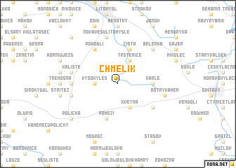 map of Chmelík