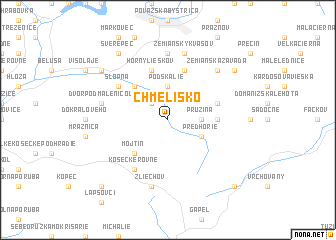 map of Chmelisko