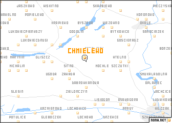 map of Chmielewo