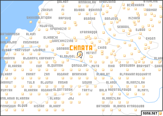 map of Chnâta