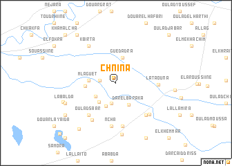 map of Chnina