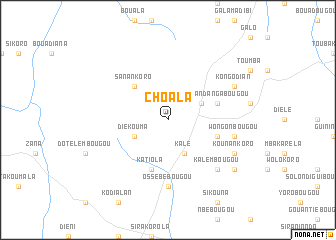 map of Choala