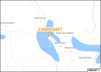 map of Chŏâm Ksant