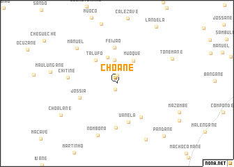 map of Choane
