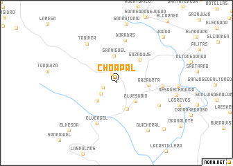 map of Choapal