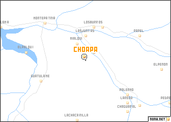 map of Choapa