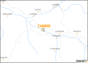 map of Choapa