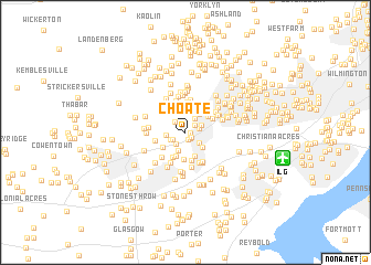 map of Choate