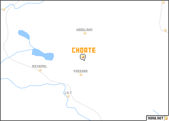 map of Choate