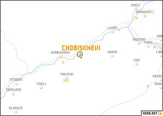 map of Chobiskhevi
