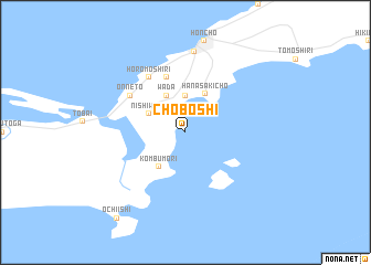 map of Chōboshi