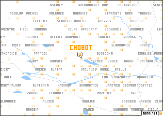 map of Chobot