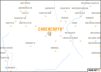map of Chocacorta