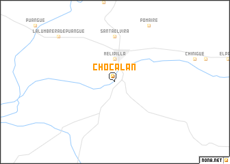 map of Chocalán