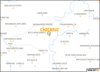 map of Chocanuc