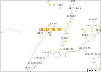 map of Chocapampa