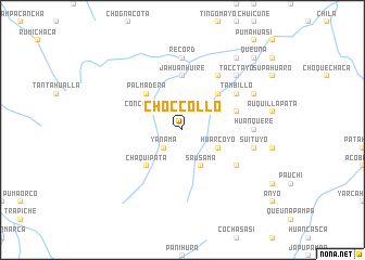 map of Choccollo