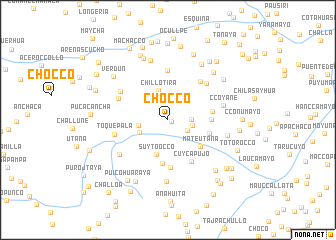 map of Chocco