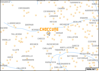 map of Choccune