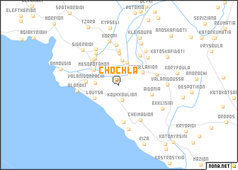 map of Chóchla