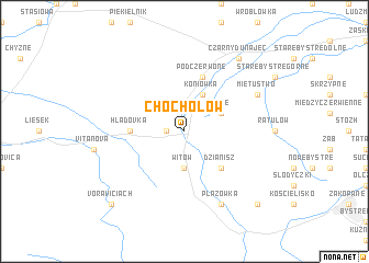 map of Chochołów