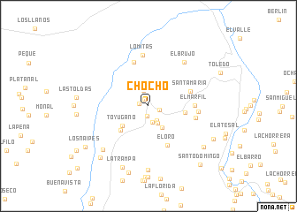 map of Chocho