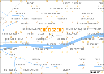 map of Chociszewo