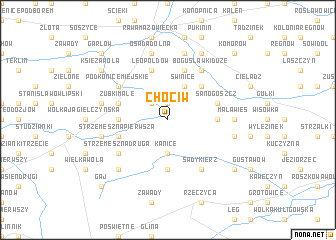 map of Chociw