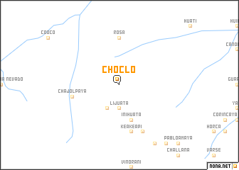 map of Choclo