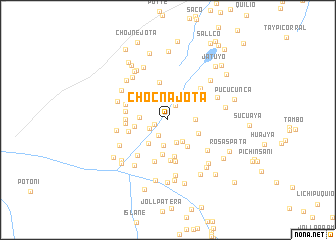 map of Chocña Jota