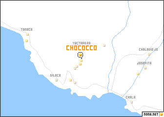 map of Chococco