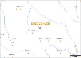 map of Chocochuco