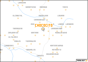 map of Chococito