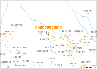 map of Choco Esquina