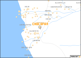 map of Chocofán