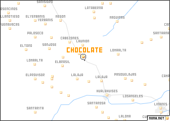 map of Chocolate